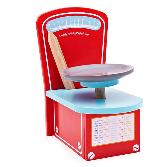 Bigjigs Toys Fa konyhai mérleg