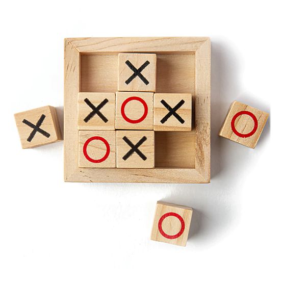 Bigjigs Toys Fa tic-tac-toe blokkok