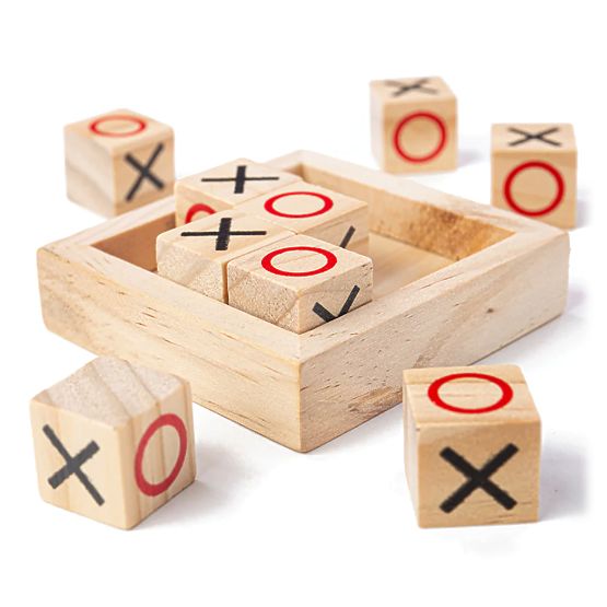 Bigjigs Toys Fa tic-tac-toe blokkok