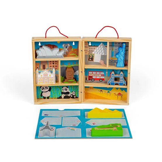 Bigjigs Toys Fa Utazási Játékkészlet