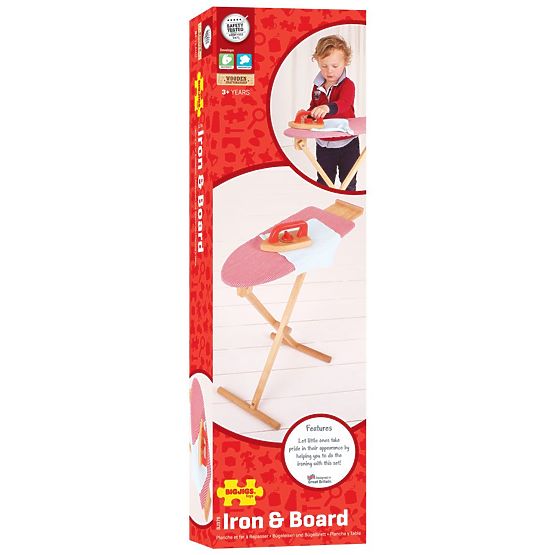 Bigjigs Toys Fa vasalódeszka vasalóval - sérült csomagolás