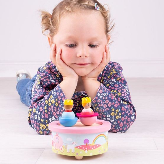 Bigjigs Toys Fa zenedoboz fantázia