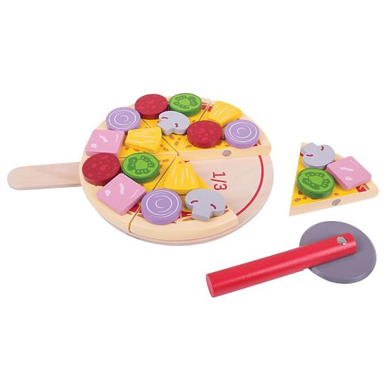 Bigjigs Toys fából készült pizzaszeletelő