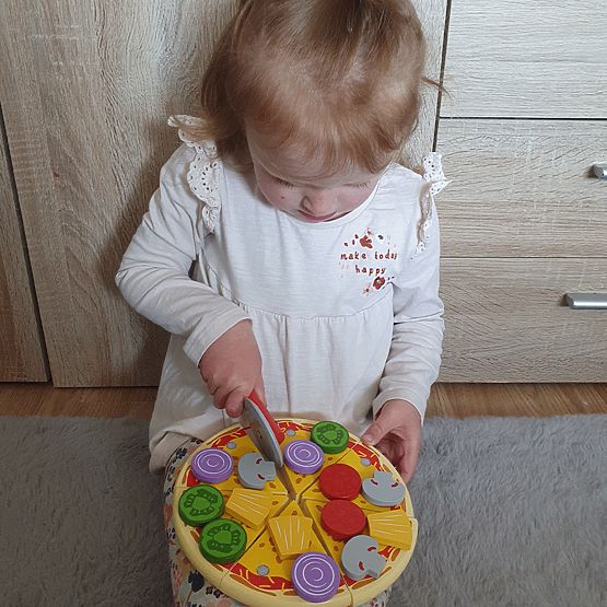 Bigjigs Toys fából készült pizzaszeletelő