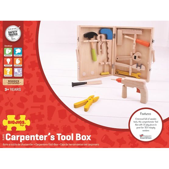 Bigjigs Toys fából készült szerszámtok