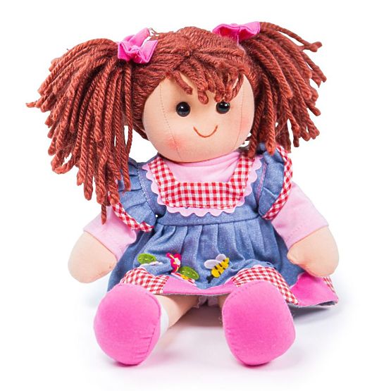 Bigjigs Toys Fabric baba Melody 34 cm