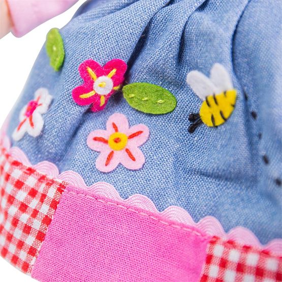 Bigjigs Toys Fabric baba Melody 34 cm