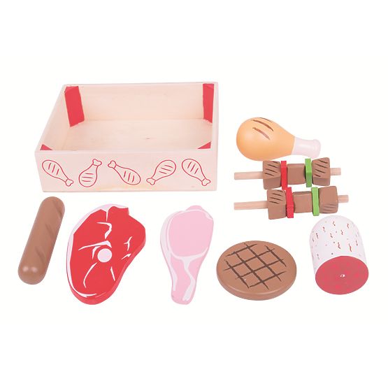 Bigjigs Toys Fakolbász dobozban