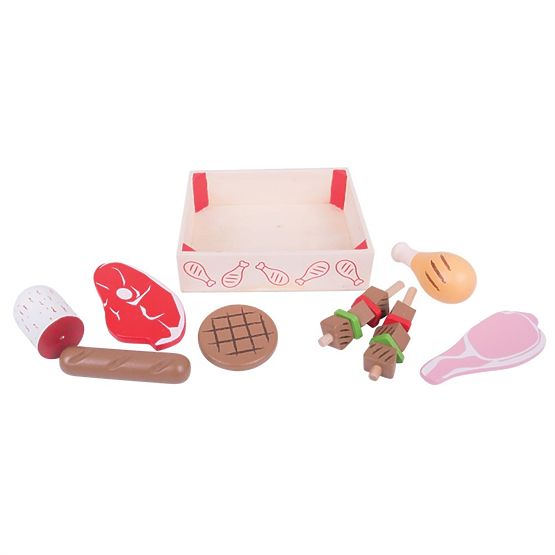 Bigjigs Toys Fakolbász dobozban