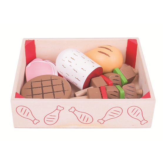 Bigjigs Toys Fakolbász dobozban