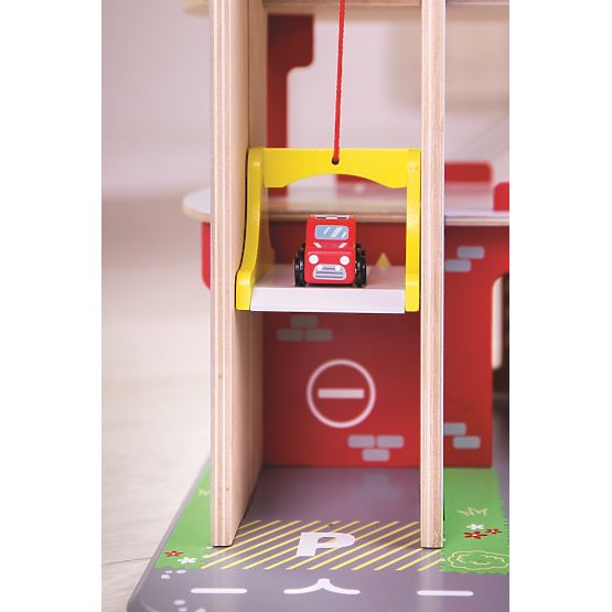 Bigjigs Toys Garázs parkolóval