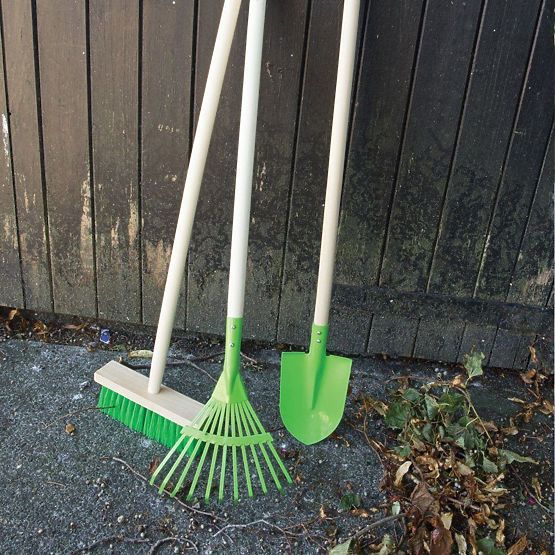 Bigjigs Toys Green Leaf Garden Gereblye