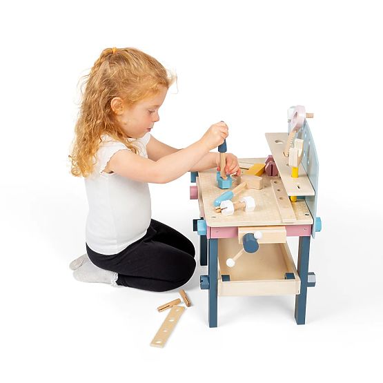Bigjigs Toys Gyermek munkapad szerszámokkal