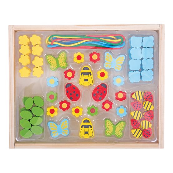 Bigjigs Toys Gyöngyfüzér Meadow