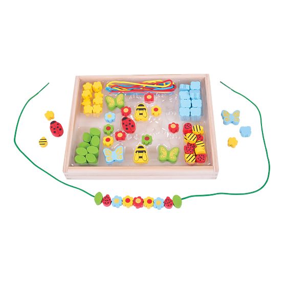 Bigjigs Toys Gyöngyfüzér Meadow