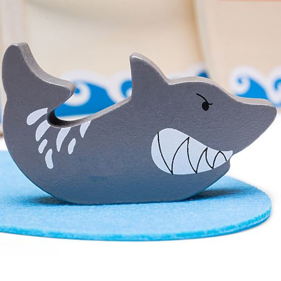 Bigjigs Toys Kalózhajó kalózokkal