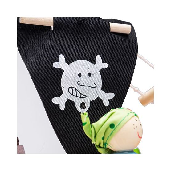 Bigjigs Toys Kalózhajó kalózokkal