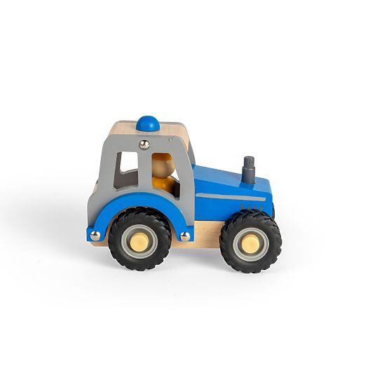 Bigjigs Toys Kék traktor