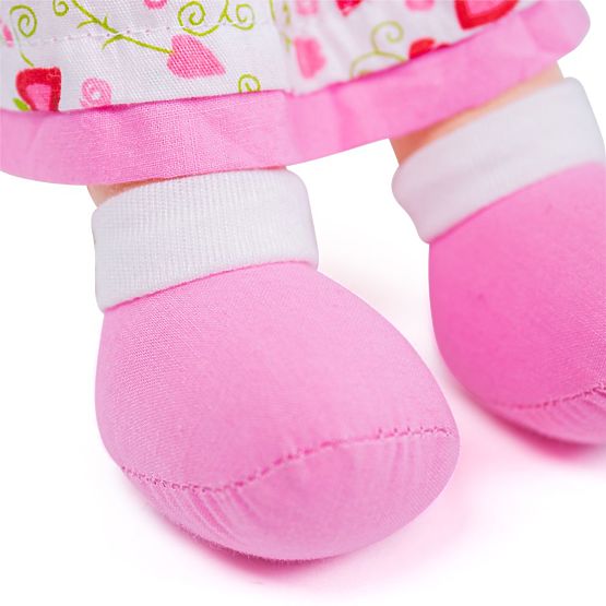 Bigjigs Toys Kelly textil baba 34 cm