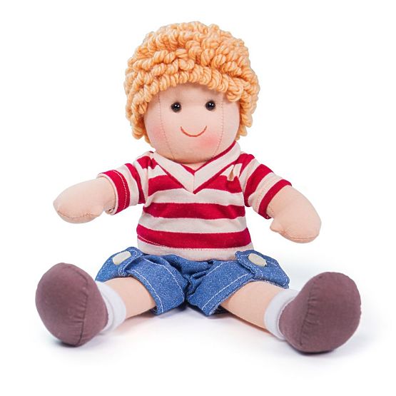 Bigjigs Toys Kendő baba Harry 28 cm