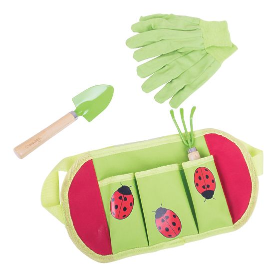Bigjigs Toys Kerti Szerszámok Katicabogár