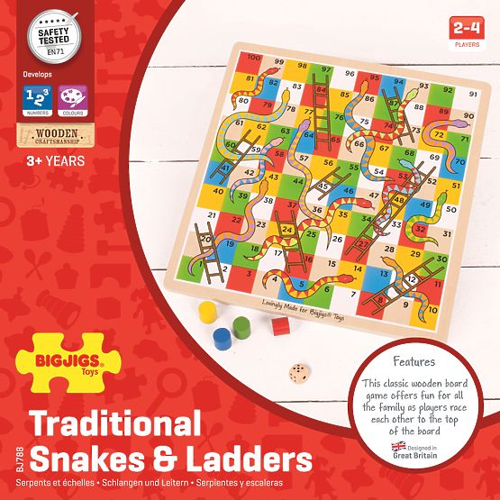Bigjigs Toys létrák és kígyók 2