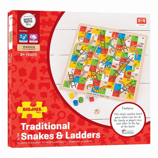 Bigjigs Toys létrák és kígyók 2