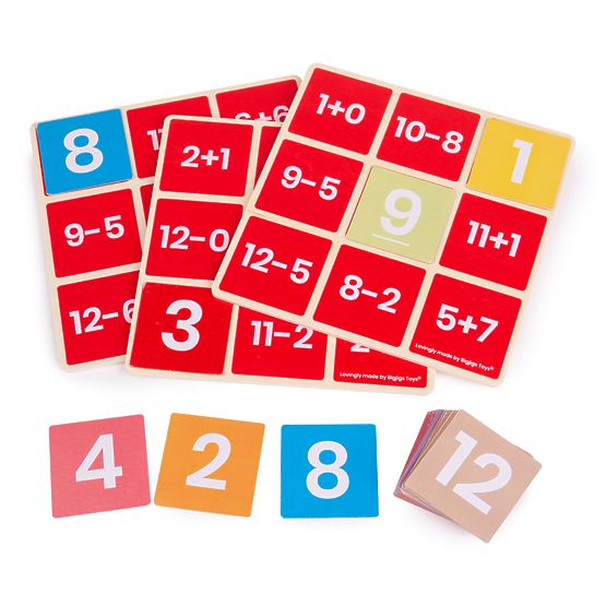 Bigjigs Toys Matematikai bingó Összeadás és kivonás