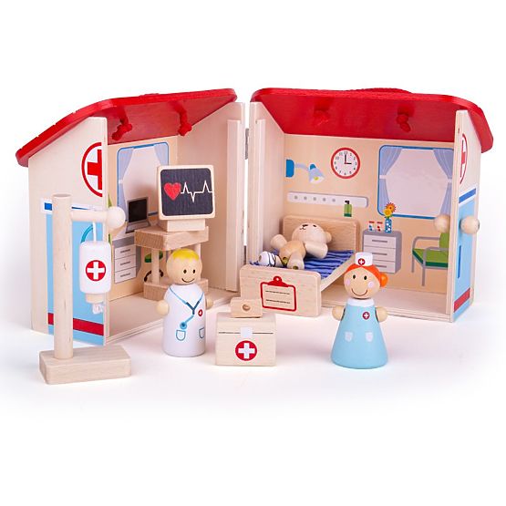 Bigjigs Toys Medvér Kórház