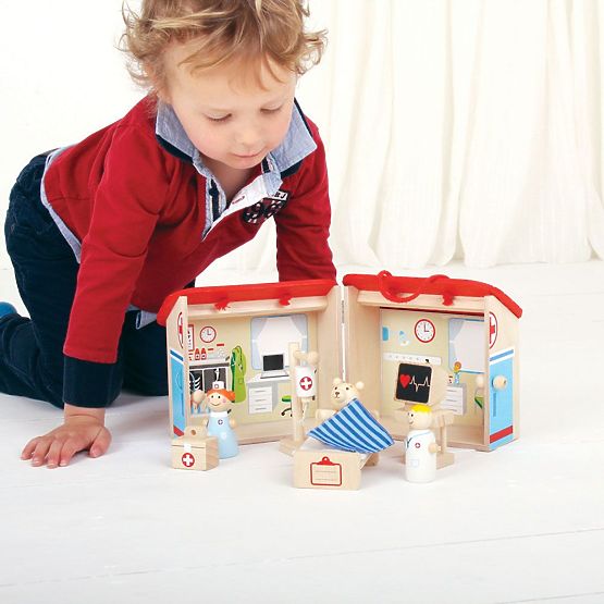 Bigjigs Toys Medvér Kórház
