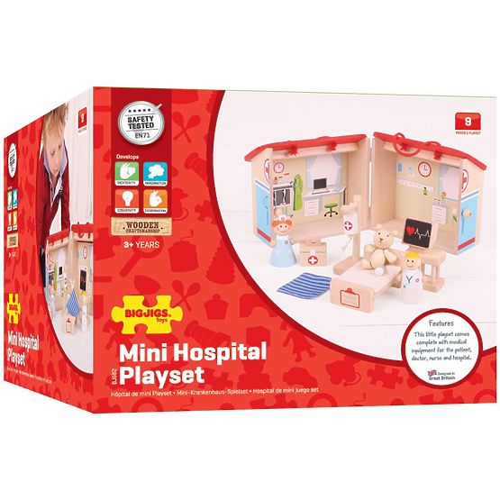 Bigjigs Toys Medvér Kórház