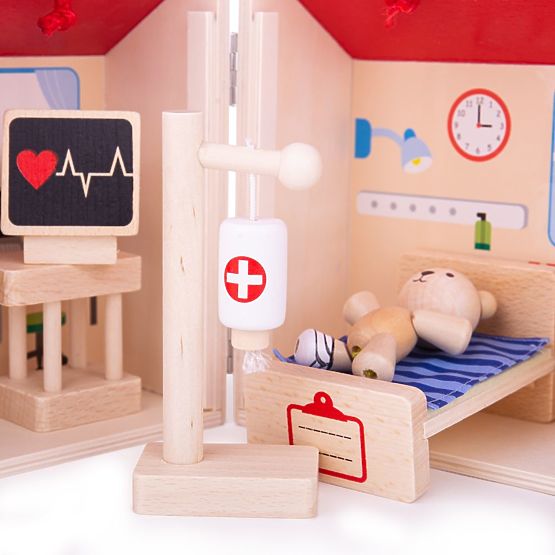 Bigjigs Toys Medvér Kórház