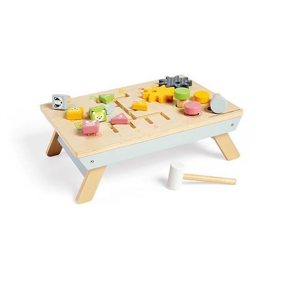 Bigjigs Toys Munkapad kalapáccsal