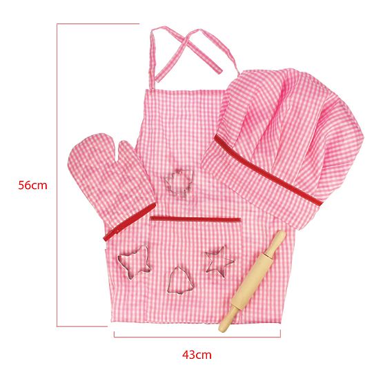 Bigjigs Toys Pink Chef készlet