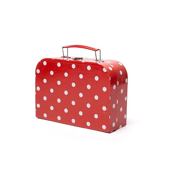 Bigjigs Toys Piros pöttyös teáskészlet