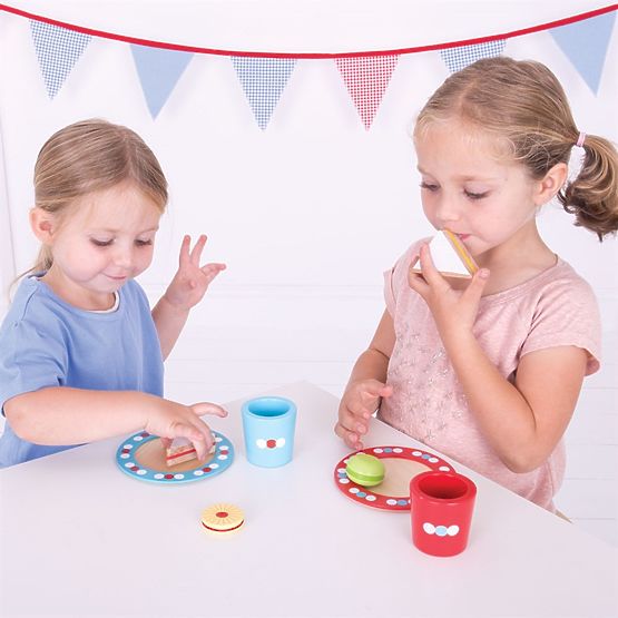 Bigjigs Toys Pöttyös uzsonnakészlet