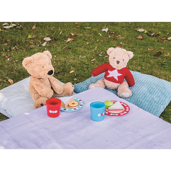 Bigjigs Toys Pöttyös uzsonnakészlet