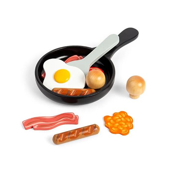 Bigjigs Toys Reggeli serpenyőben