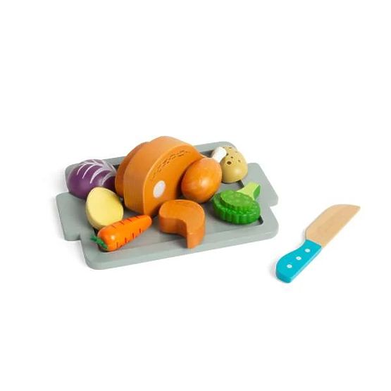 Bigjigs Toys Sült csirke zöldségekkel készlet