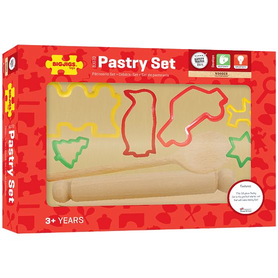 Bigjigs Toys Sütőkészlet kiszúró formákkal