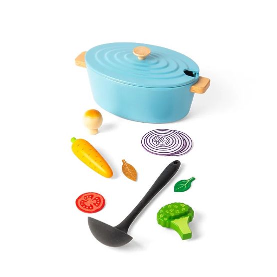 Bigjigs Toys Sütőtál zöldségekkel