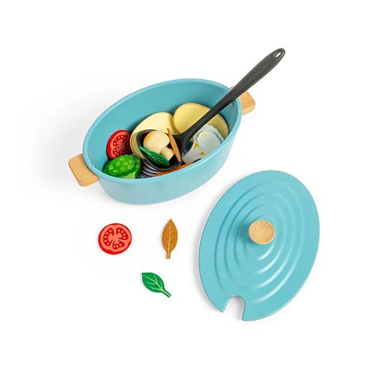 Bigjigs Toys Sütőtál zöldségekkel