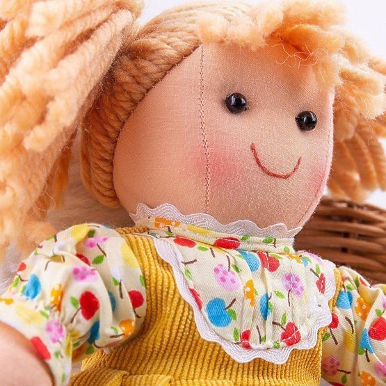Bigjigs Toys Szövet baba Daisy 28 cm