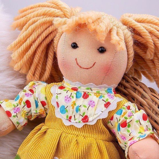 Bigjigs Toys Szövet baba Daisy 28 cm