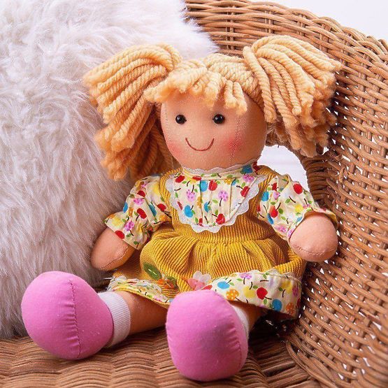 Bigjigs Toys Szövet baba Daisy 28 cm