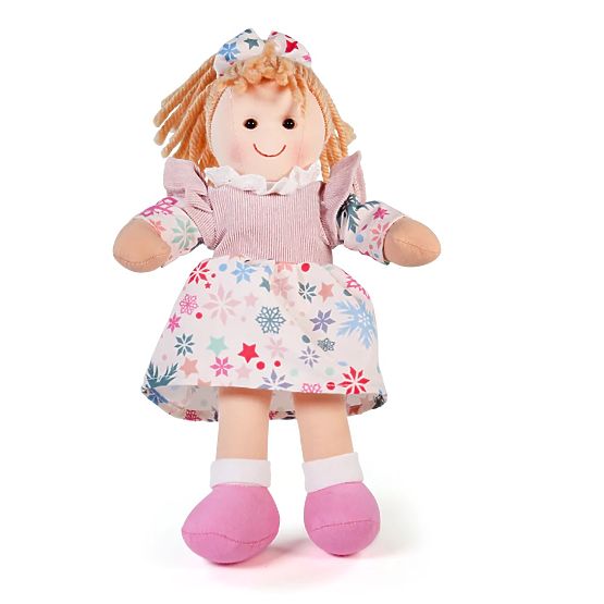 Bigjigs Toys Szövet baba Shannon 25 cm