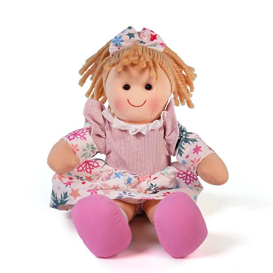Bigjigs Toys Szövet baba Shannon 25 cm