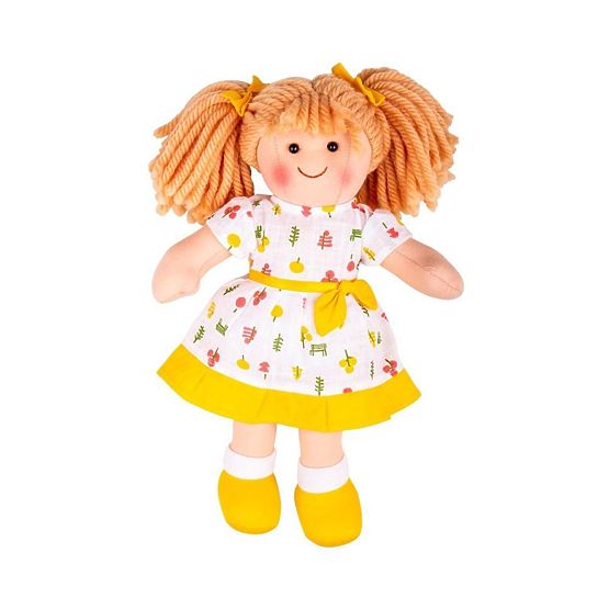 Bigjigs Toys Szövet baba Zoe 28cm