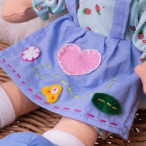 Bigjigs Toys Szövetbaba Grace 28 cm