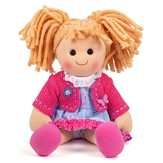 Bigjigs Toys Szövetbaba Maggie 34 cm